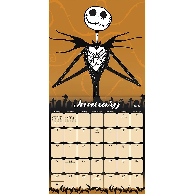 Nightmare Before Christmas 2027 Mini Calendar