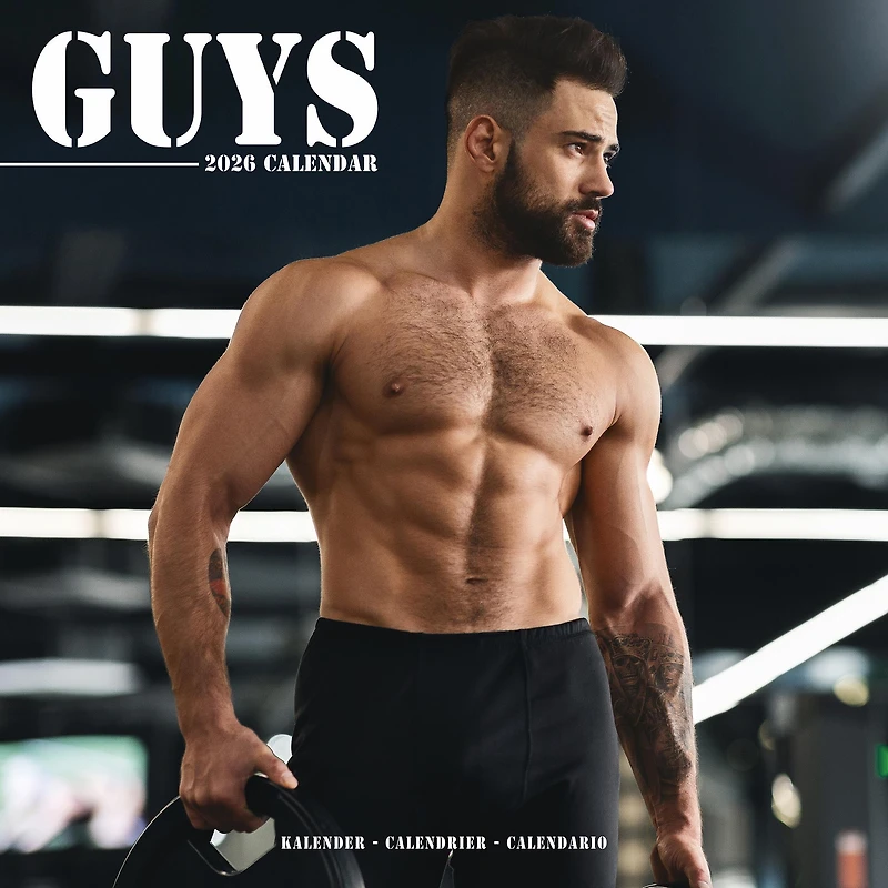 Guys 2026 Wall Calendar