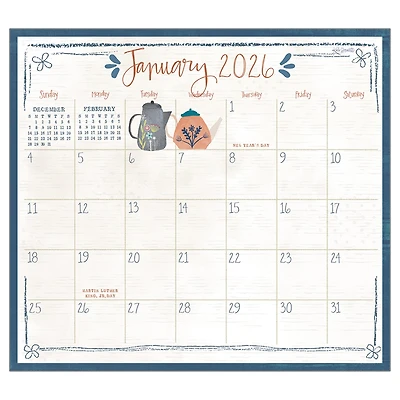 Tea 2026 Mini Magnetic Calendar - Online Only