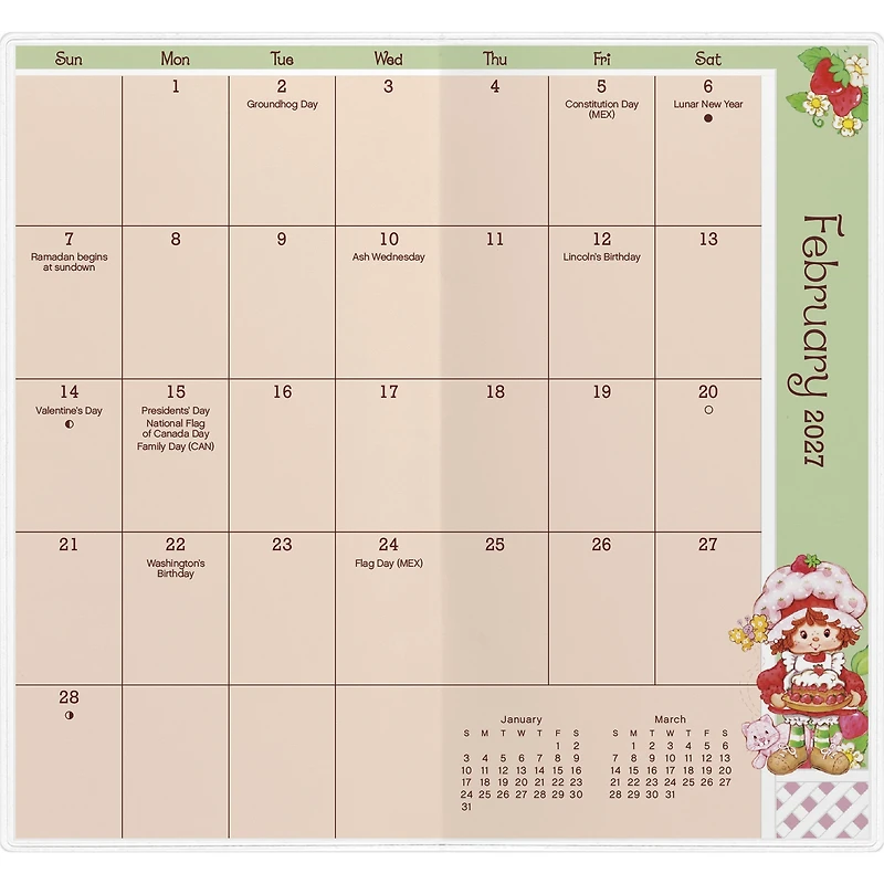 Strawberry Shortcake 2027-2028 2-Year Pocket Planner