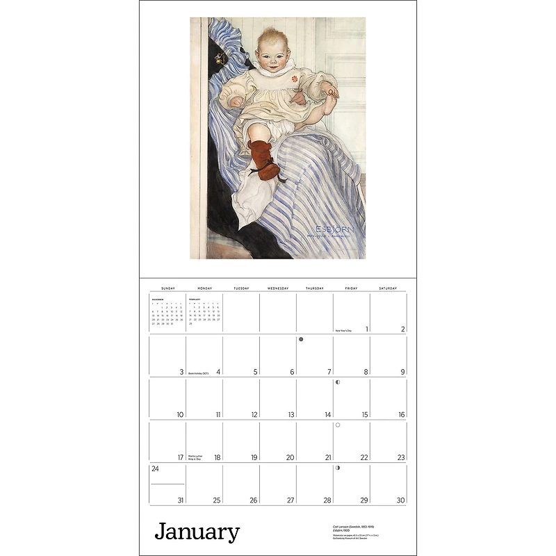 Carl Larsson 2027 Wall Calendar - Online Only