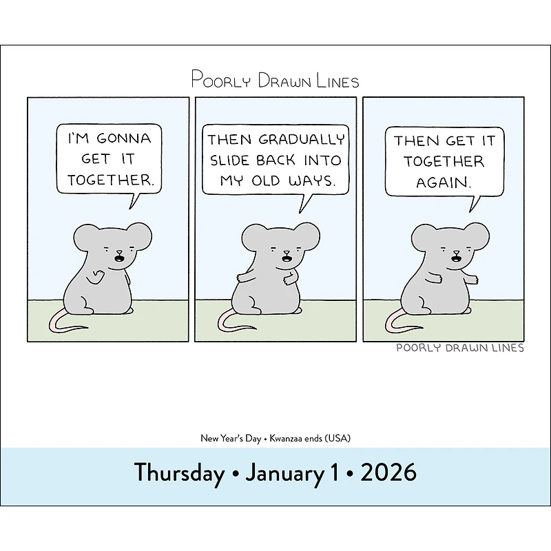 Poorly Drawn Lines 2026 Box Calendar - Online Only