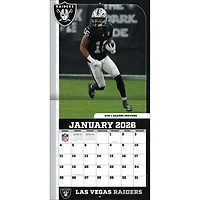 NFL Las Vegas Raiders 2026 Wall Calendar