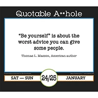 Quotable Ahole 2026 Box Calendar