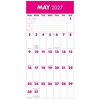 Mega Grid 2027 Wall Calendar