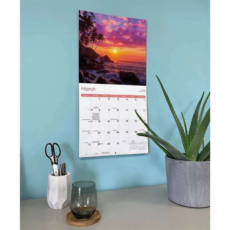 Beaches 2027 Wall Calendar