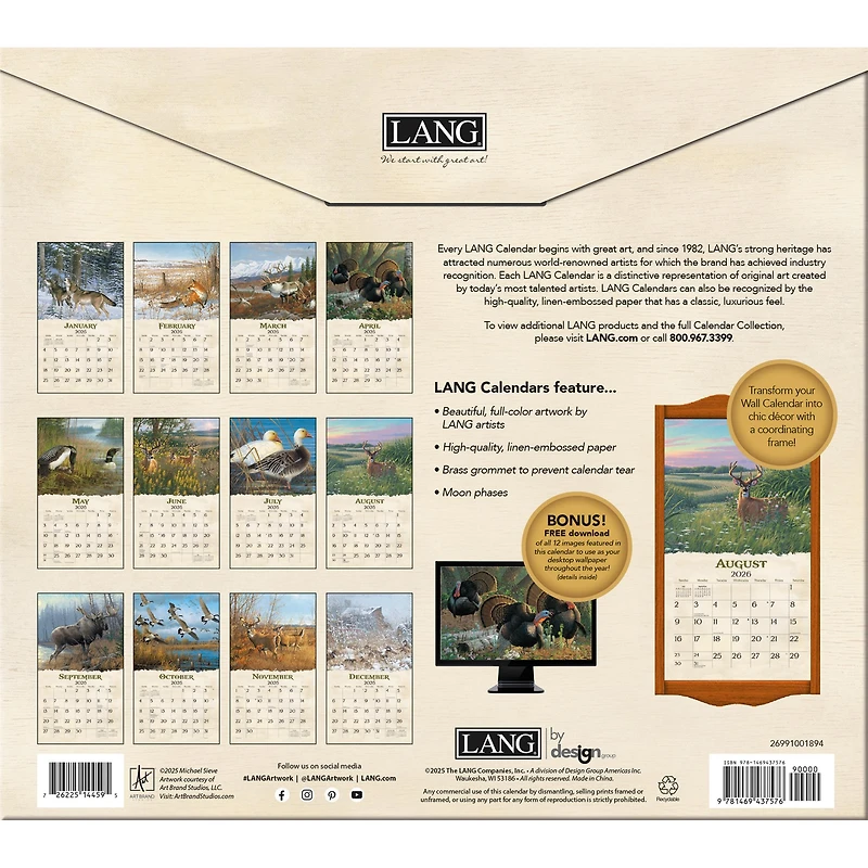 Beyond The Woods 2026 Deluxe Wall Calendar - Online Only