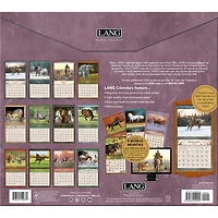 Horses In The Mist 2025-2026 Deluxe Special Edition Wall Calendar with Bonus Months