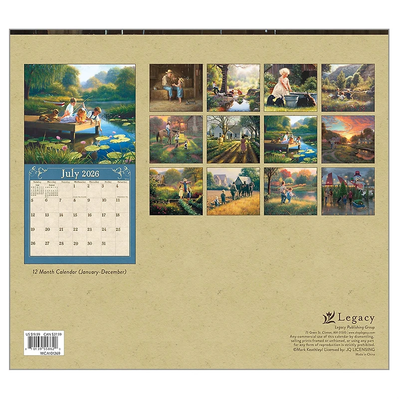 Hometown 2026 Deluxe Wall Calendar - Online Only