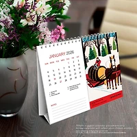 Maud Lewis 2026 Double View Easel Calendar
