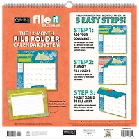 Bohemian File It 2027 Wall Calendar