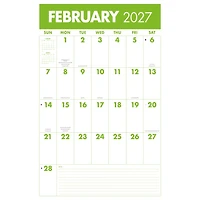 Mammoth Grid Oversized 2027 Poster Calendar