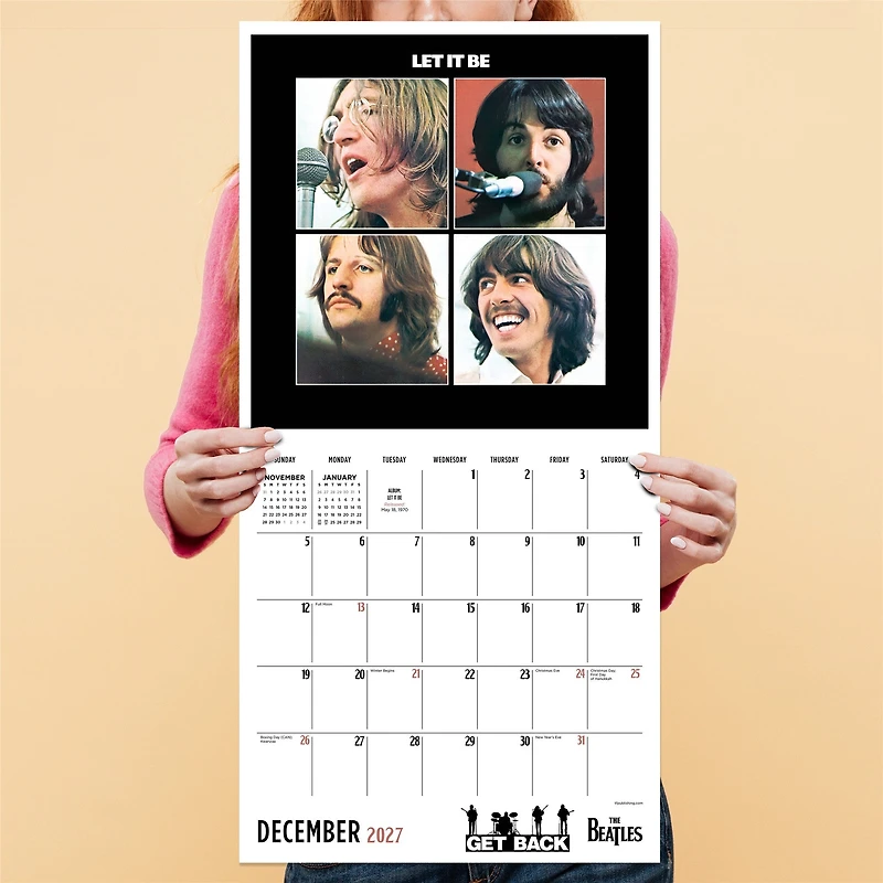 Beatles 2027 Wall Calendar