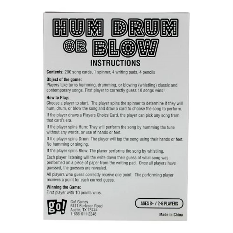 Hum Drum or Blow