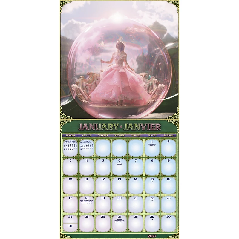 Wicked: For Good 2027 Wall Calendar