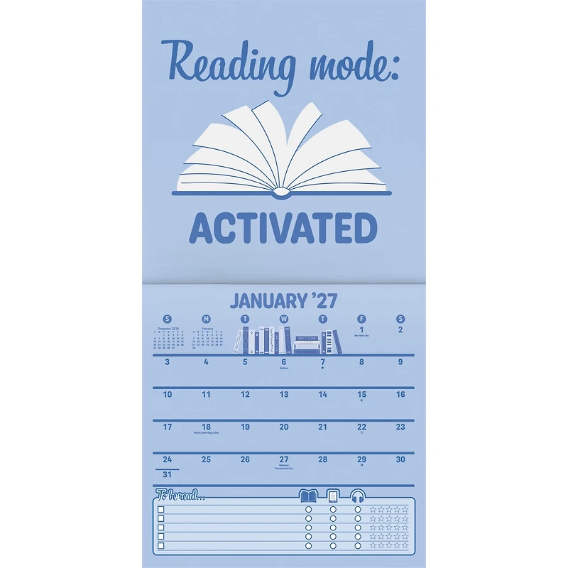 Booked and Busy 2027 Wall Calendar