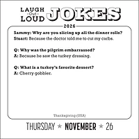 Laugh-Out-Loud Jokes 2026 Box Calendar - Online Only