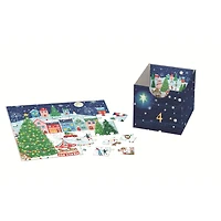 Christmas Village Advent Calendar 24 Mini 50 Piece Puzzle