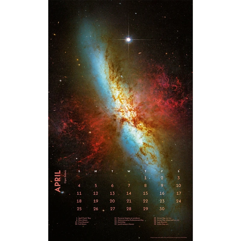 Deep Space Big Picture 2027 Poster Calendar