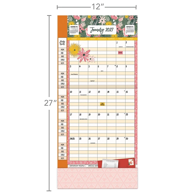 Flora and Fauna Plan-It 2027 Wall Calendar - Online Only