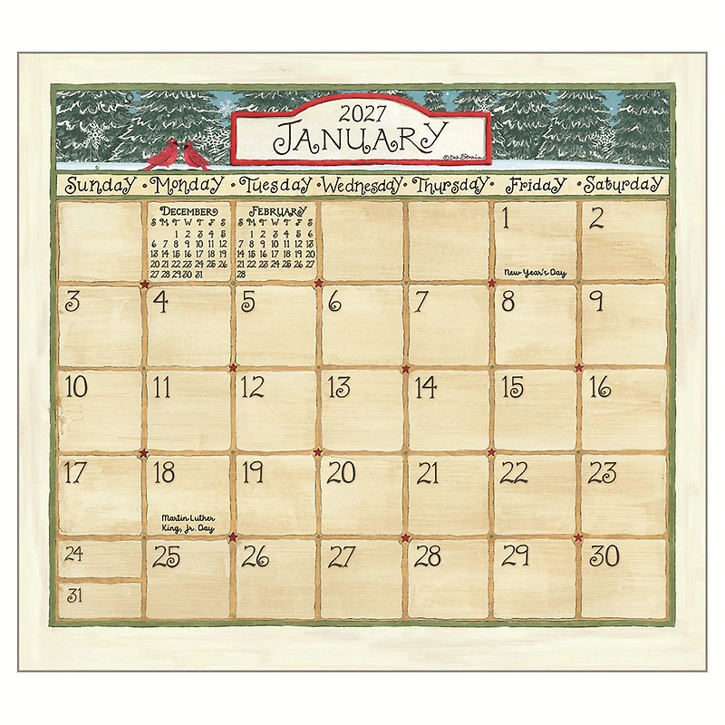 Coming Home 2027 Wall Calendar