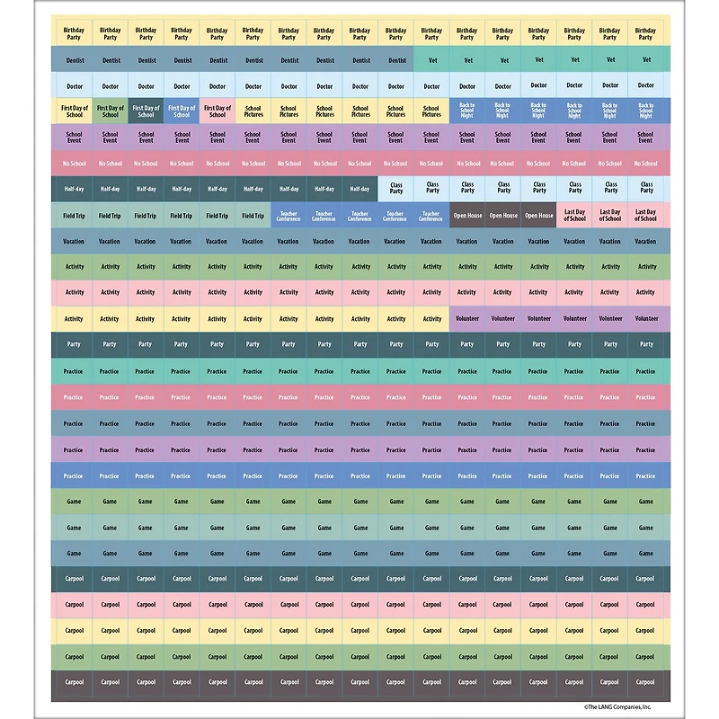 Moms Plan It 2025-206 Wall Calendar - Online Only