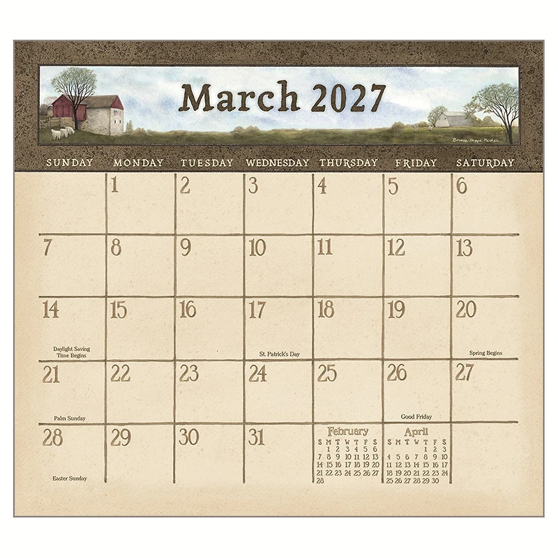 Country Blessings 2027 Wall Calendar - Online Only