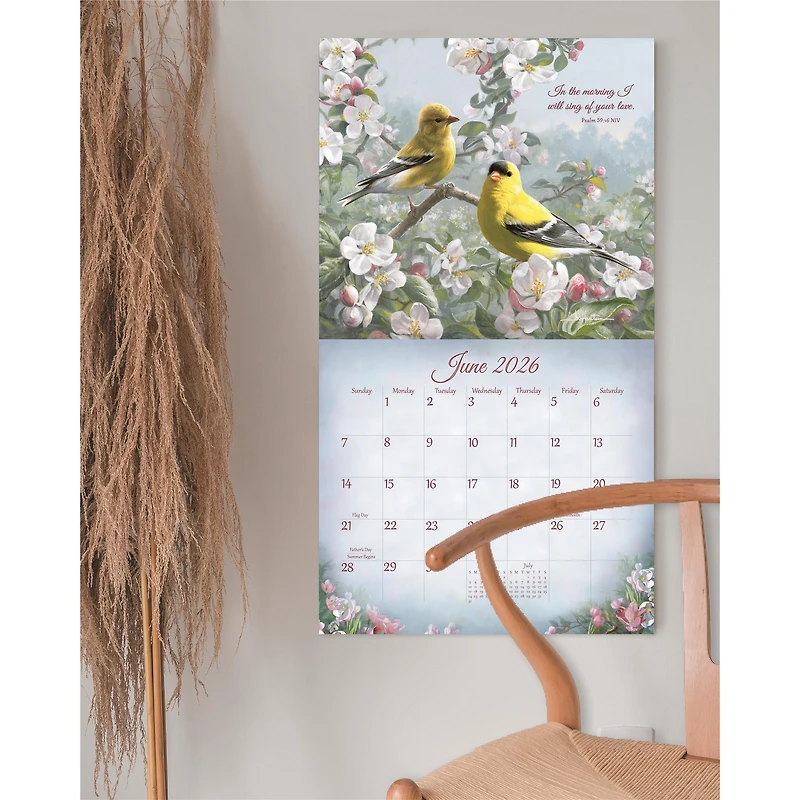 Songbirds Of Faith 2026 Deluxe Wall Calendar - Online Only