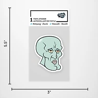Handsome Squidward Vinyl Sticker
