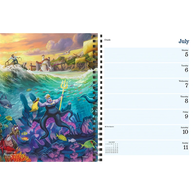 Thomas Kinkade Disney Dreams Collection 2027 Engagement Calendar