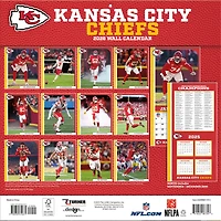 NFL Kansas City Chiefs 2026 Wall Calendar