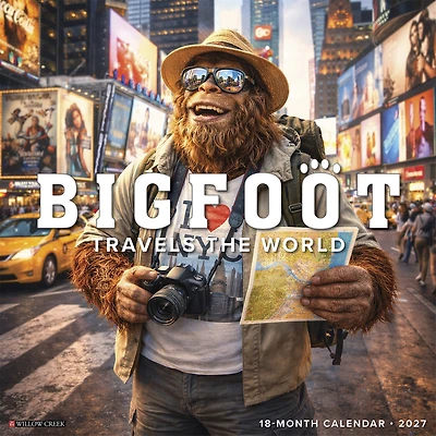 Bigfoot Travels the World 2027 Wall Calendar - Online Only