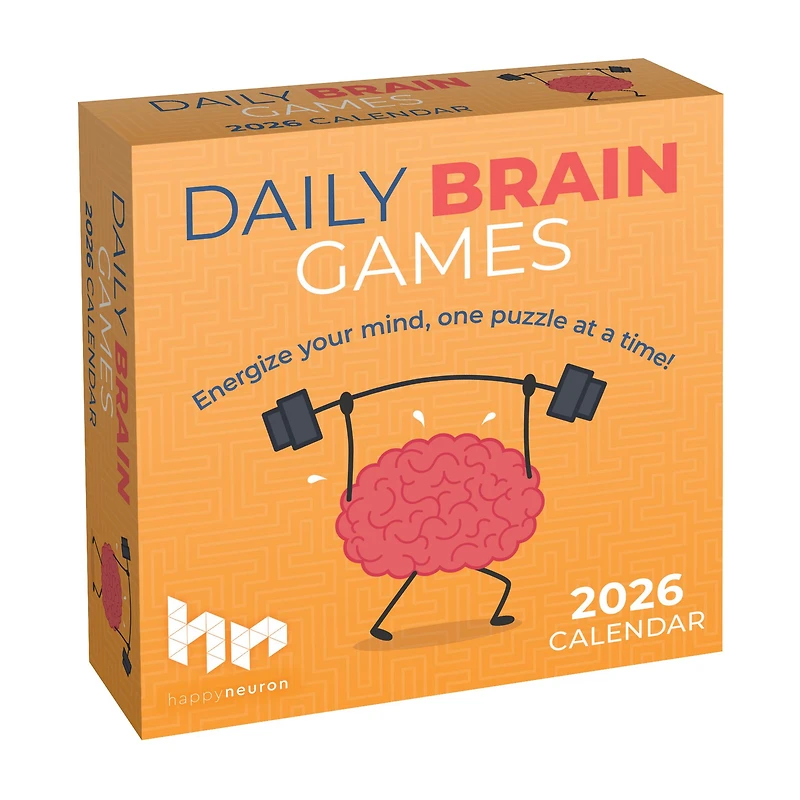 Daily Brain Games 2026 Box Calendar - Online Only
