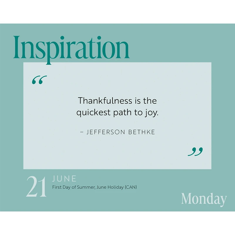 Year of Gratitude 2027 Box Calendar