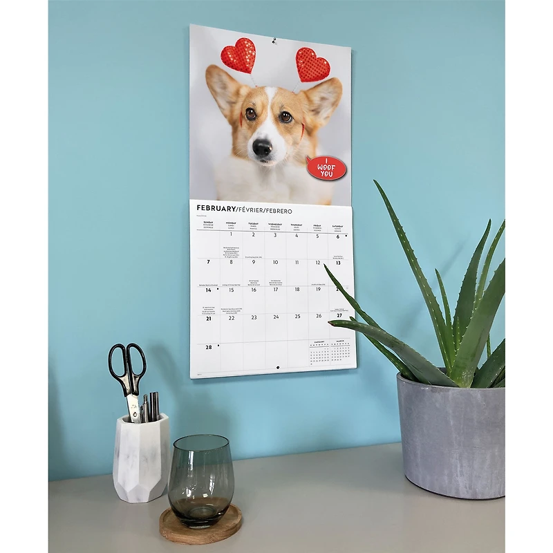 Corgi Capers 2027 Wall Calendar
