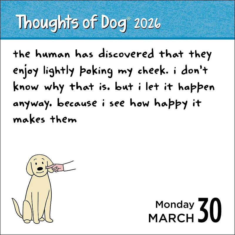 Thoughts Of Dog 2026 Box Calendar