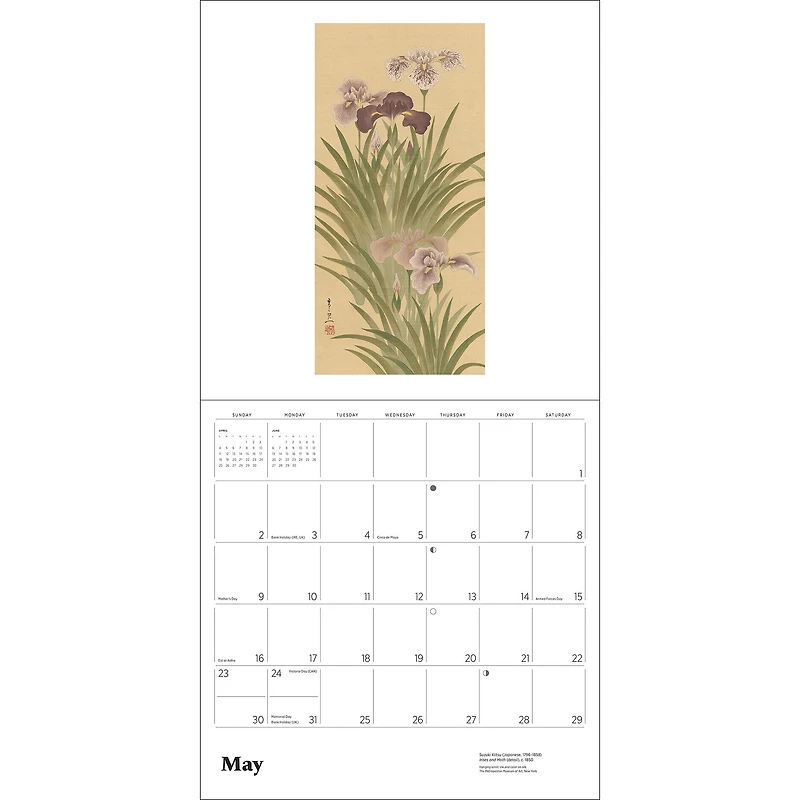 Dreams of Edo Japanese Scrolls and Screens 2027 Wall Calendar