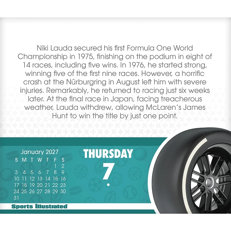 Sports Illustrated Sports 2027 Box Calendar - Online Only