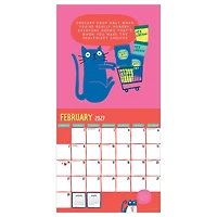 Cat vs Adulting 2027 Wall Calendar - Online Only