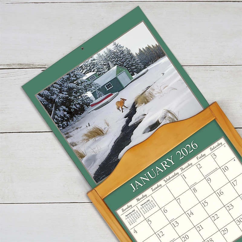 Cottage Country 2026 Deluxe Wall Calendar