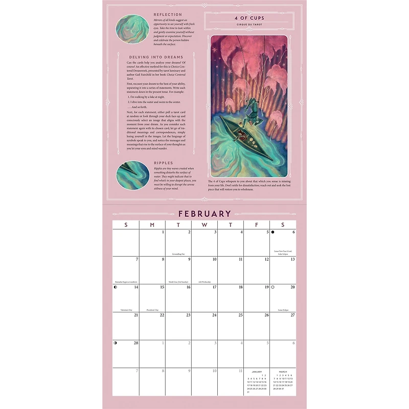 Tarot 2027 Wall Calendar
