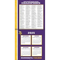 NFL Minnesota Vikings 2026 Wall Calendar