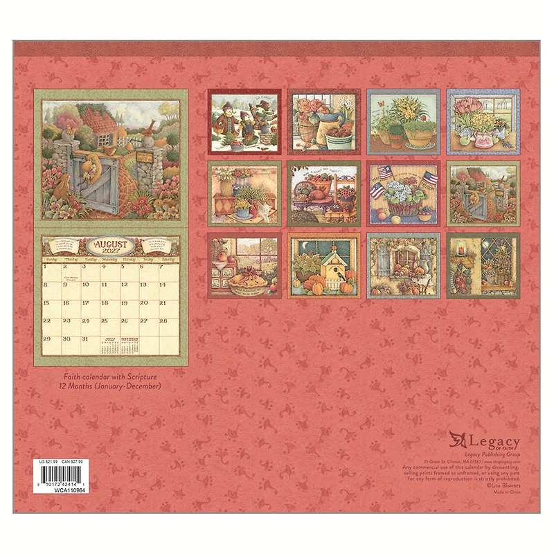 Faithful Moments 2027 Wall Calendar - Online Only