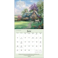 Thomas Kinkade Gardens of Grace with Scripture 2027 Wall Calendar