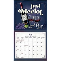 Wine 2026 Deluxe Special Edition Wall Calendar with Cards