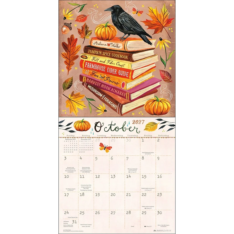 Katie Daisy 2027 Wall Calendar - Online Only