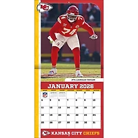 NFL Kansas City Chiefs 2026 Wall Calendar