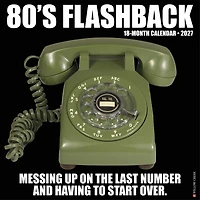 80's Flashback 2027 Wall Calendar - Online Only