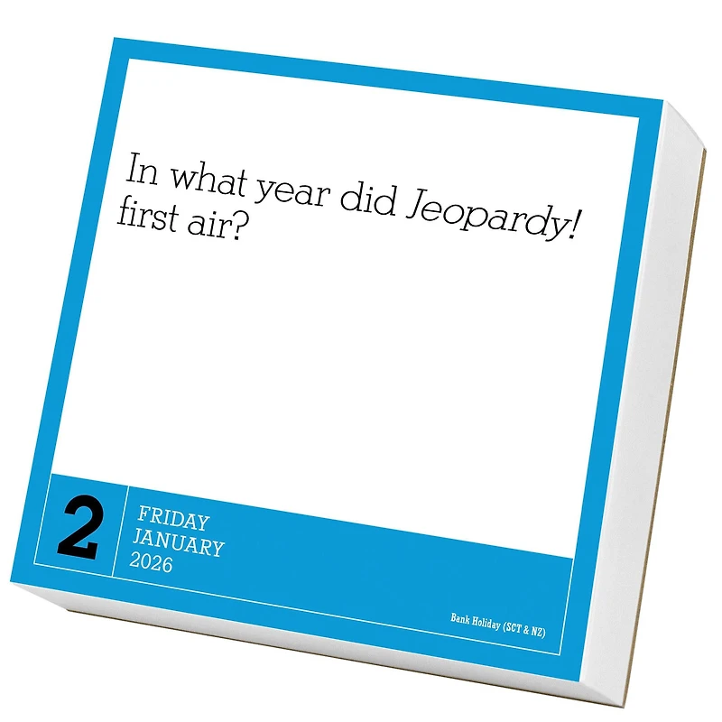 Amazing Trivia 365 2026 Box Calendar