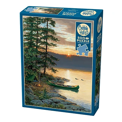 Canoe Lake 500 Piece Puzzle Cobble Hill